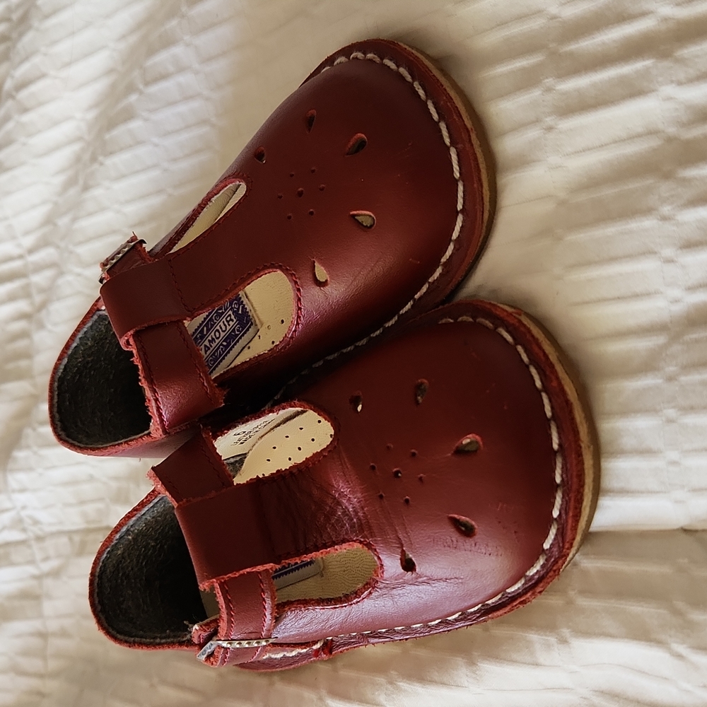 L'Amour Leather Mary Jane Shoes